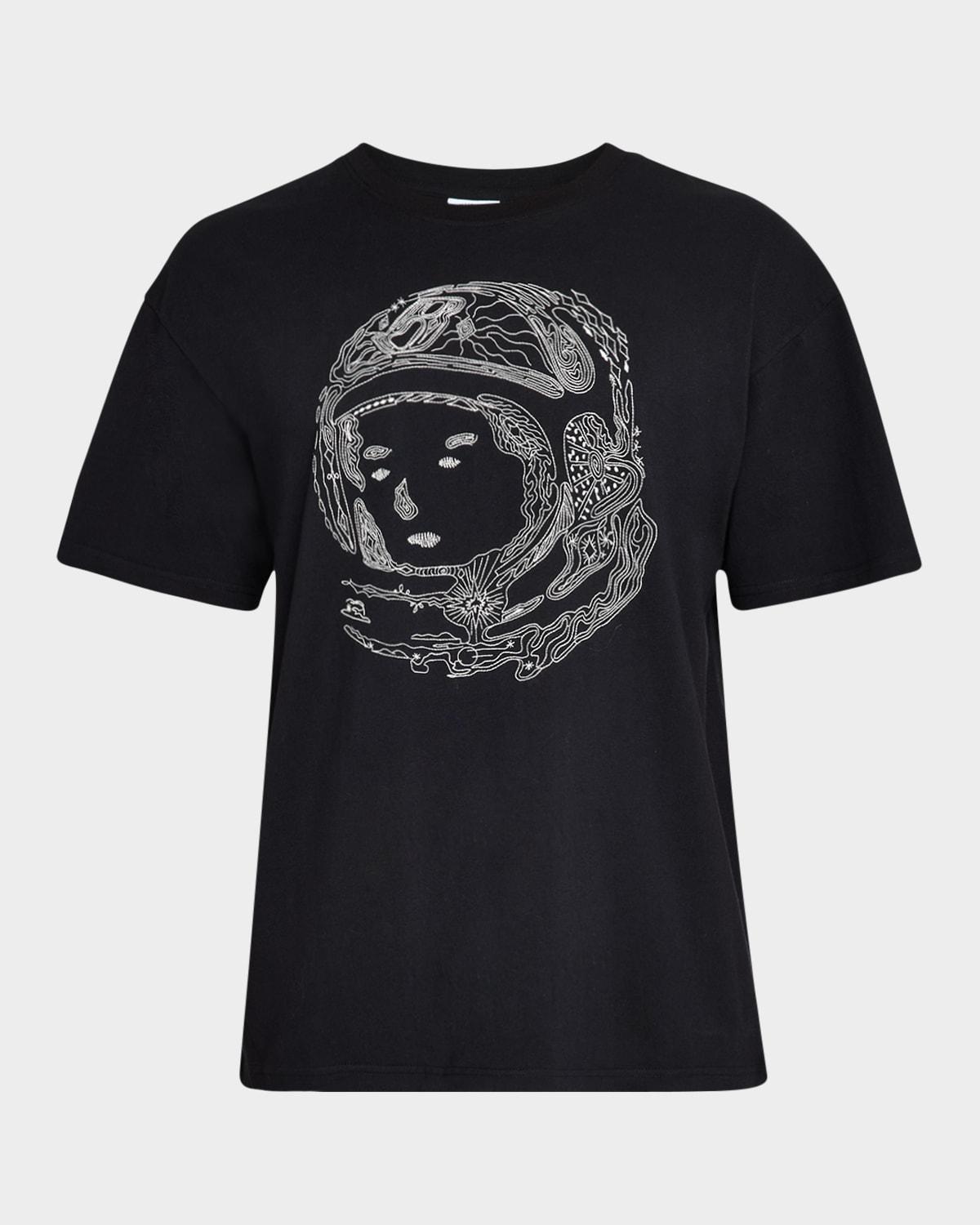 Mens Embroidered Helmet T-Shirt Product Image