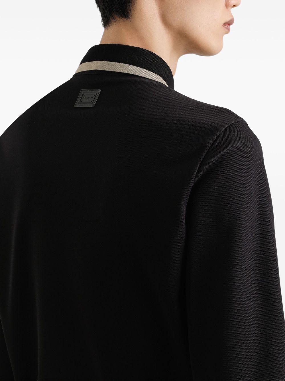 long-sleeved polo shirt Product Image