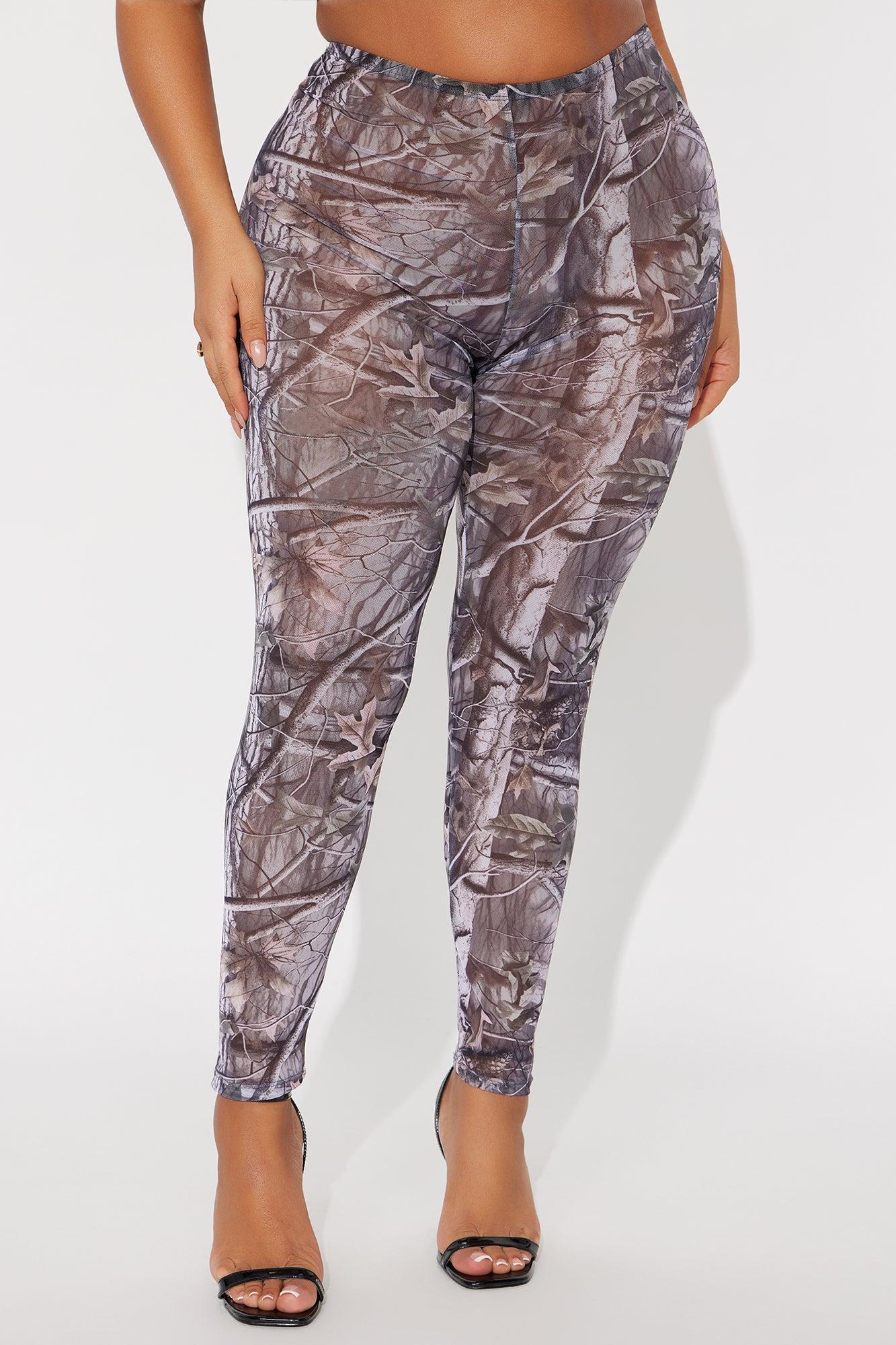 Hidden Motives Camo Mesh Legging - Camouflage Female Product Image