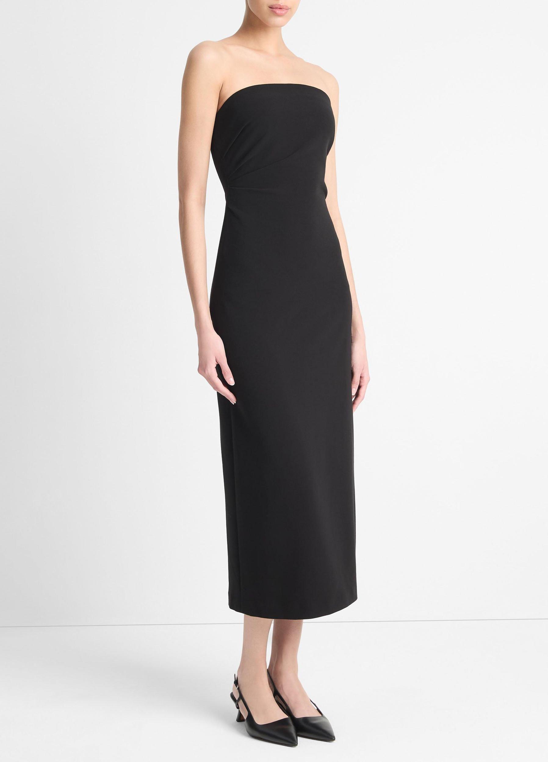 Strapless Draped Dress Product Image