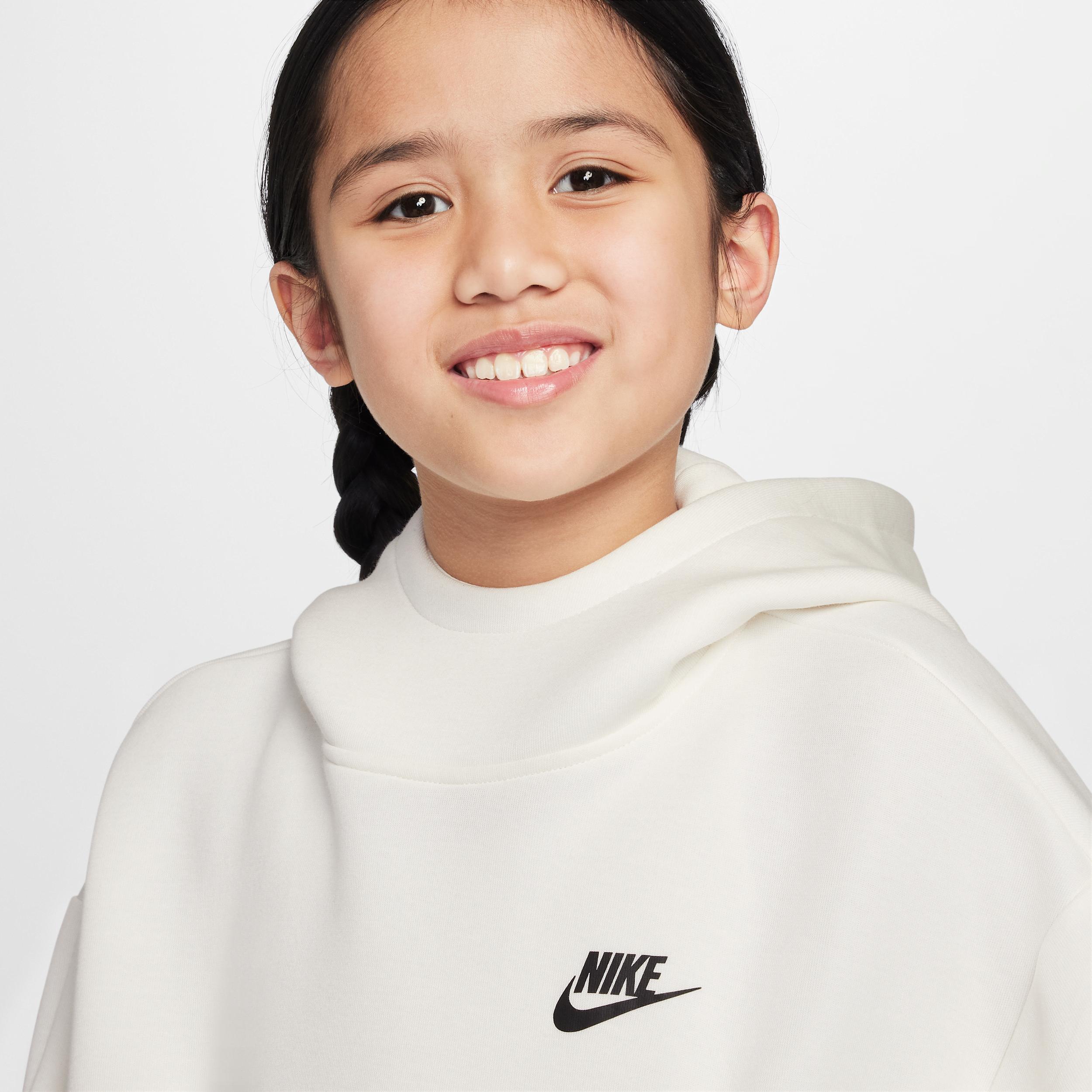 Unisex Nike Sportswear Tech Fleece Girls Oversized Hoodie | HF8188-133 Product Image