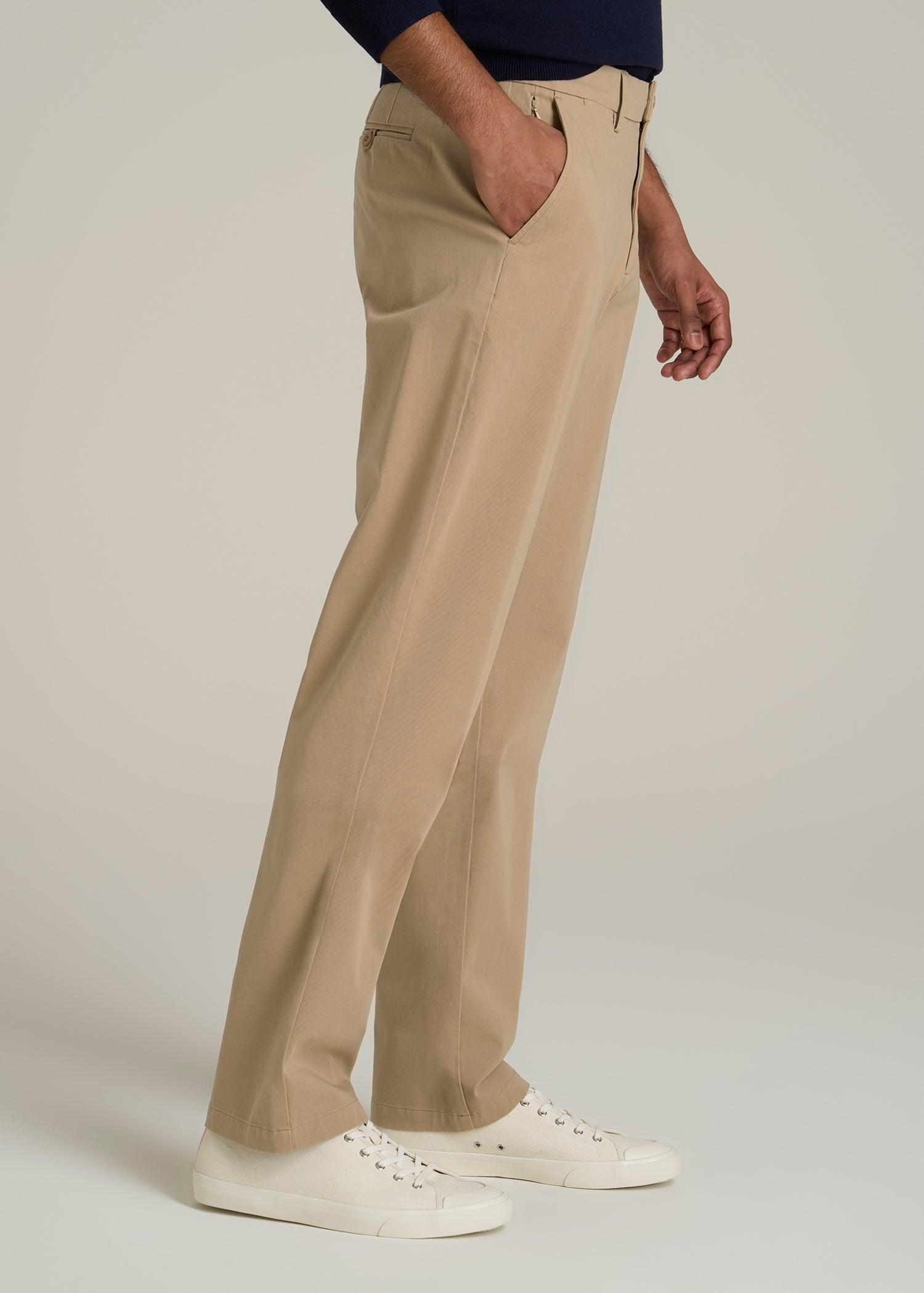 4 Way Stretch Commuter RELAXED Chino Pants for Tall Men in Hazelwood Male Product Image
