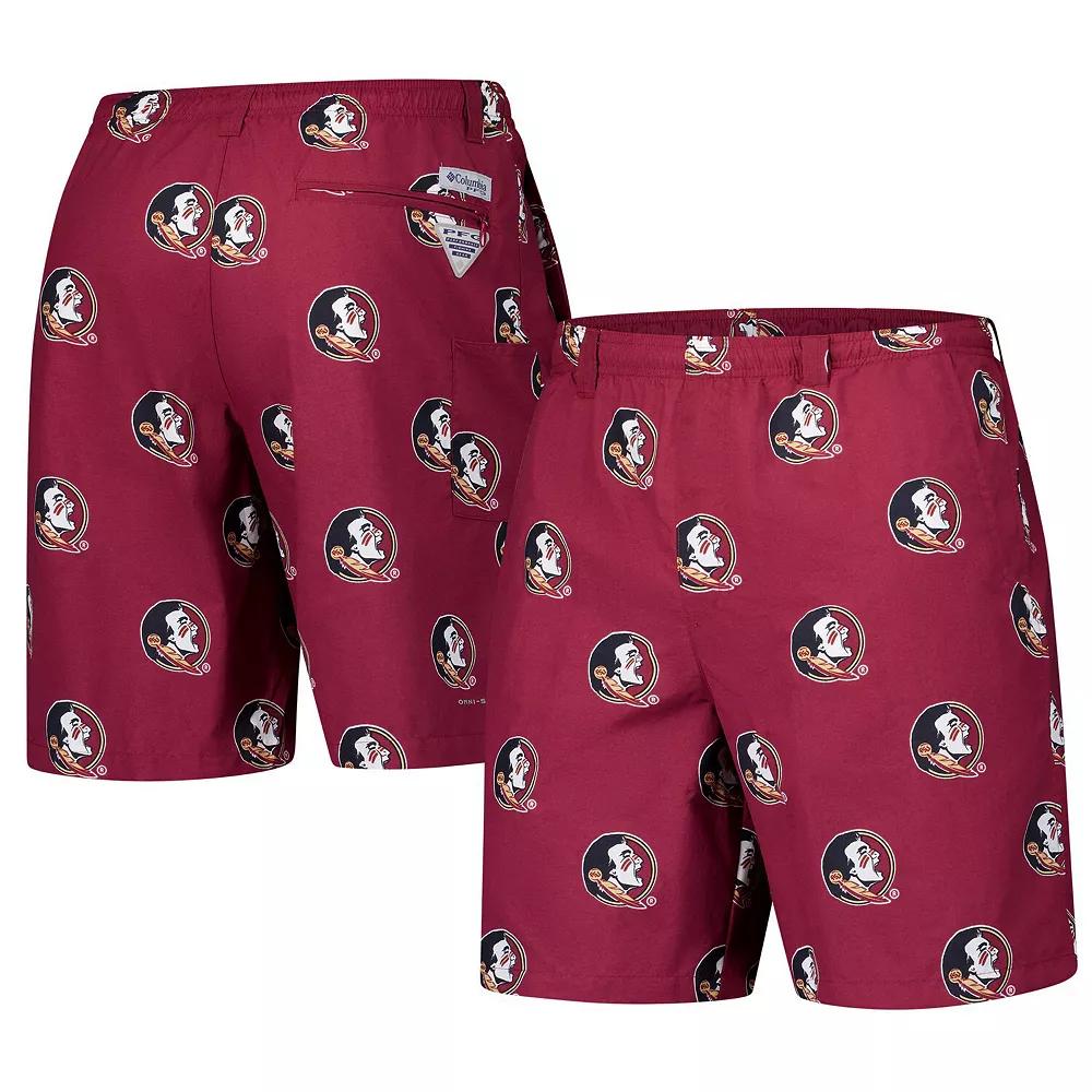 Men's Columbia Garnet Florida State Seminoles PFG Backcast III Omni-Shade Shorts,  Product Image