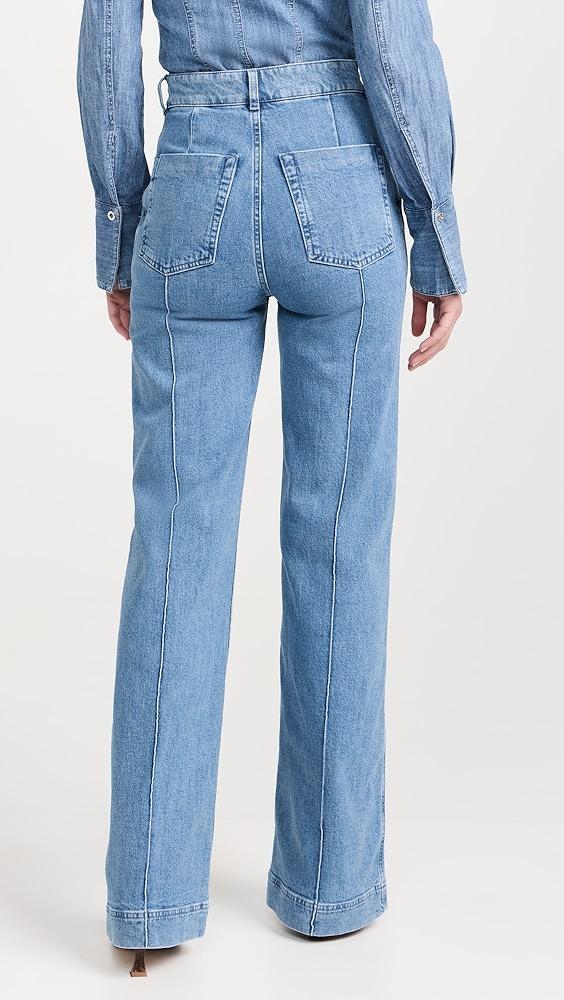 Another Tomorrow Denim Trousers | Shopbop Product Image