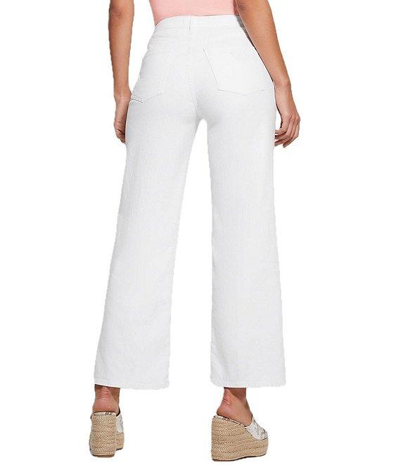 Guess High Rise Wide Leg Jeans Product Image