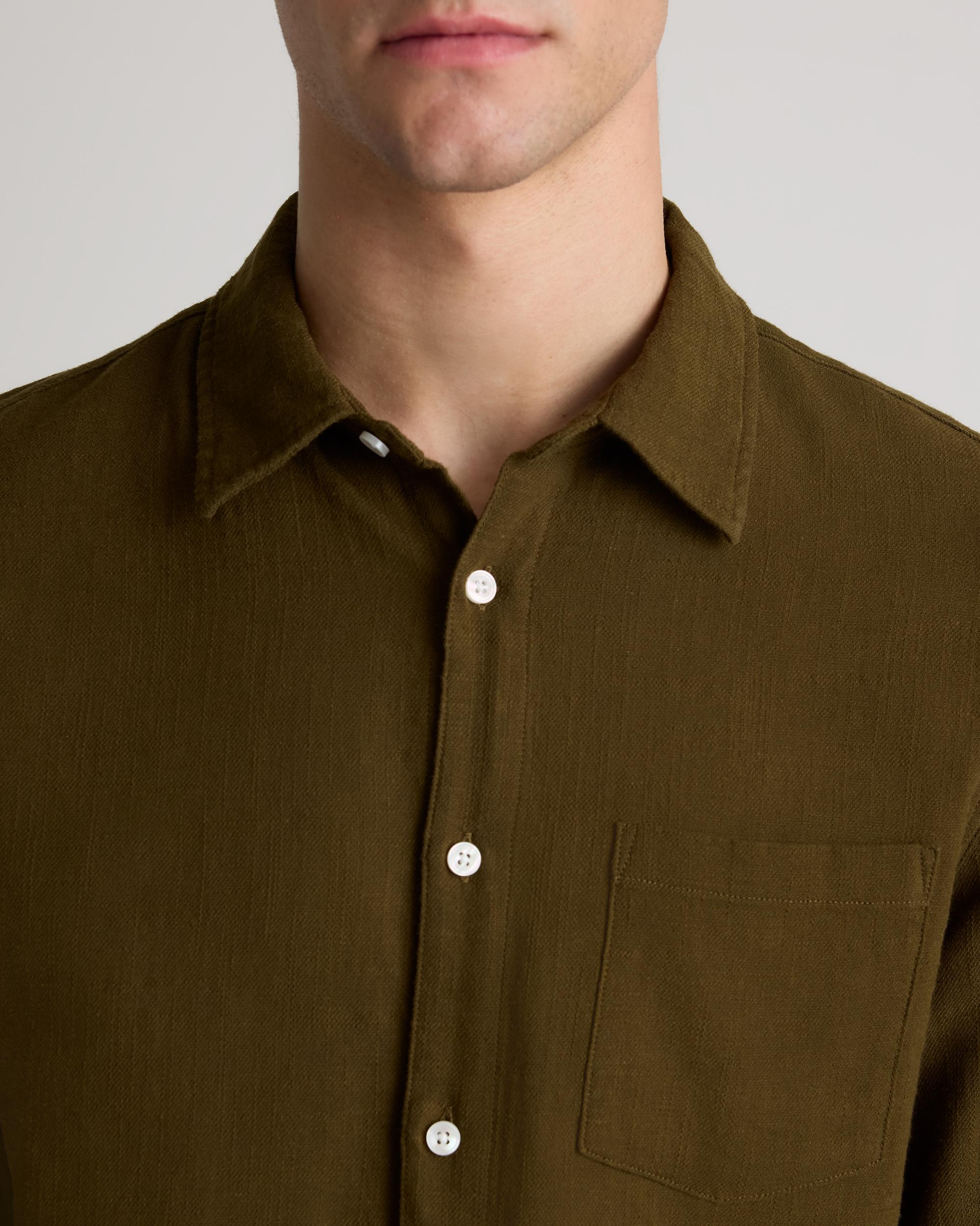 Quince | Men's Stretch Selvage Shirt Organic Cotton Product Image