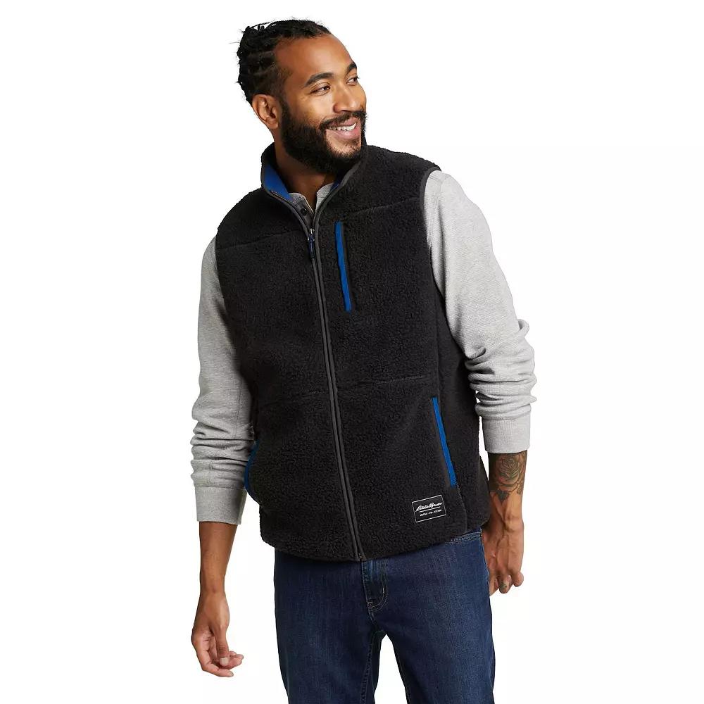 Men's Eddie Bauer Chilali Faux Shearling Fleece Vest,  Product Image