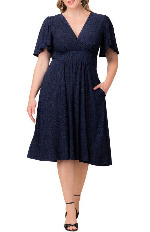 Crystal Cove Midi Cocktail Dress - Plus Product Image