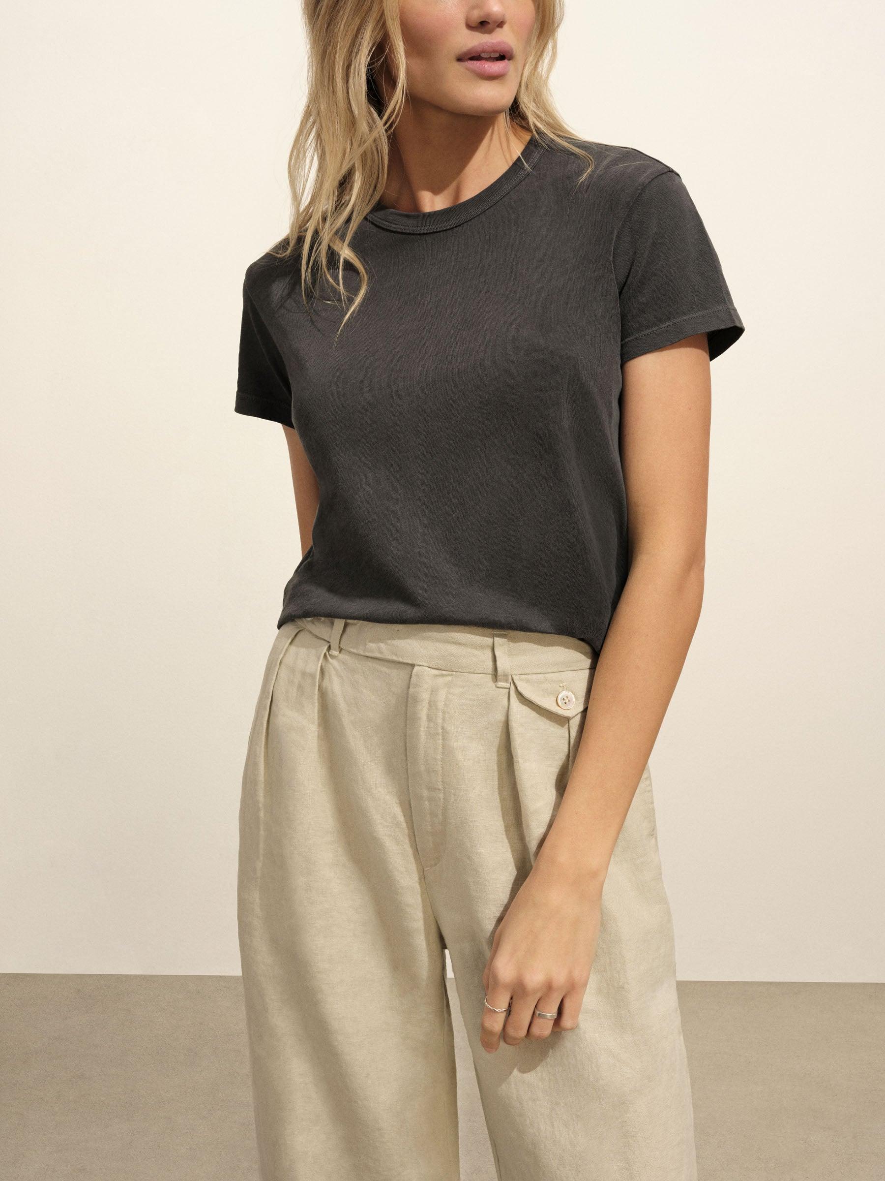 Soft Sand Riviera Linen Wide Leg Trouser Product Image