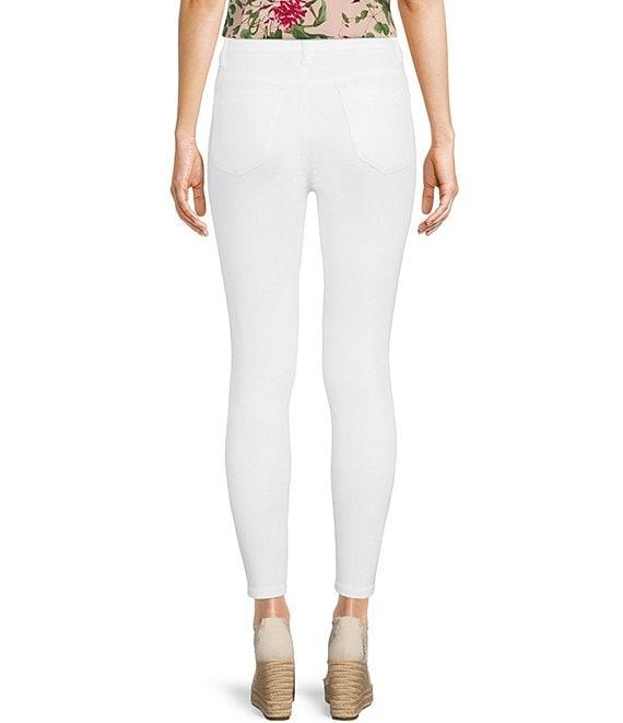 Gibson & Latimer Perfect Fit Ankle Side Slit Skinny Twill Jeans Product Image