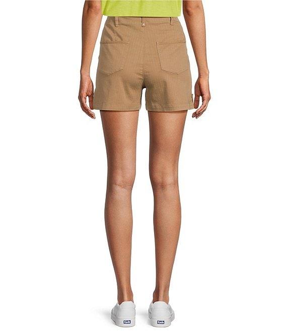 Westbound High Rise Utility Pocket Cuffed Shorts Product Image