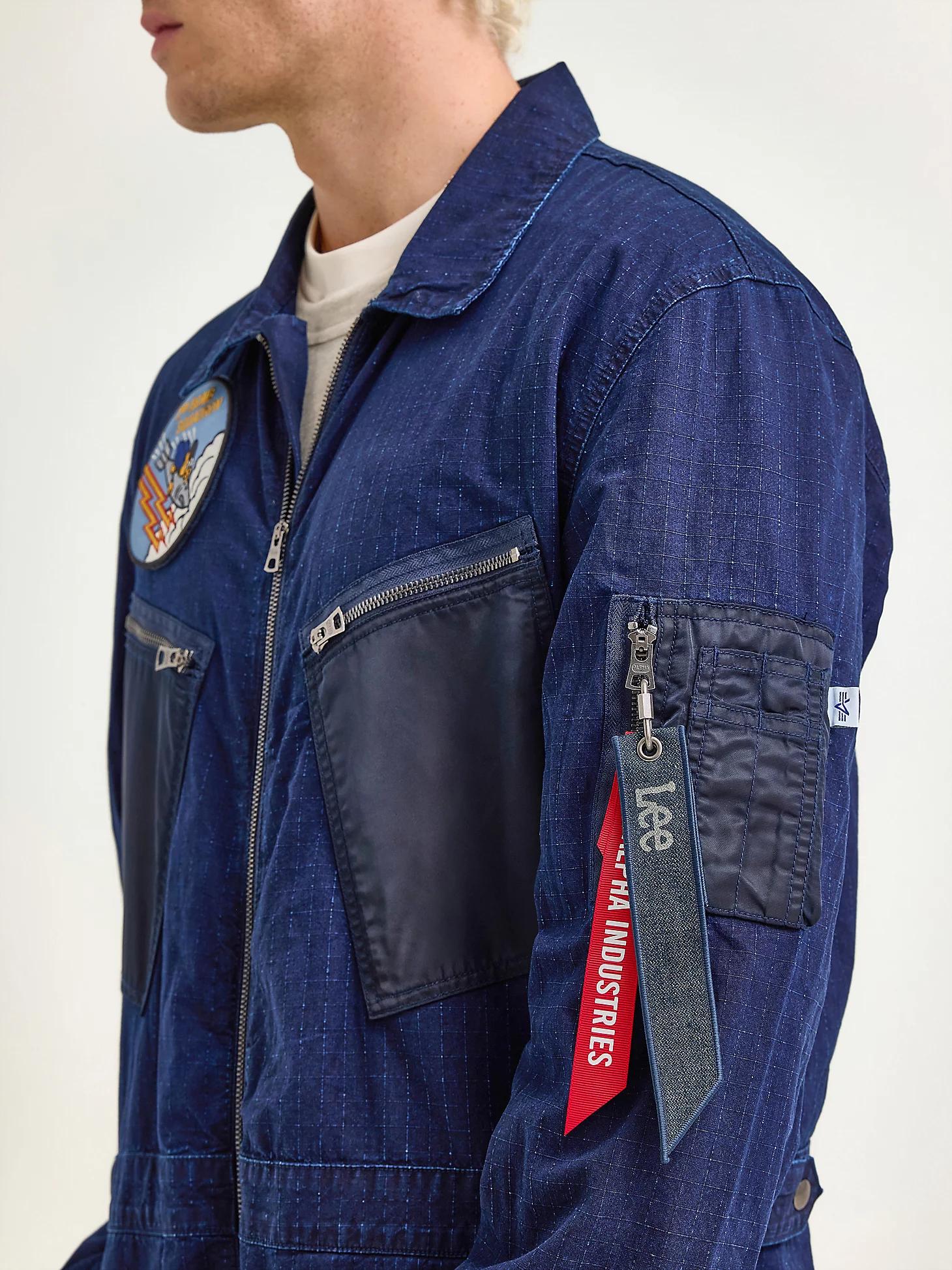 Men's Alpha x Lee® Flight Suit | Men's Union-Alls & Overalls | Lee® Product Image