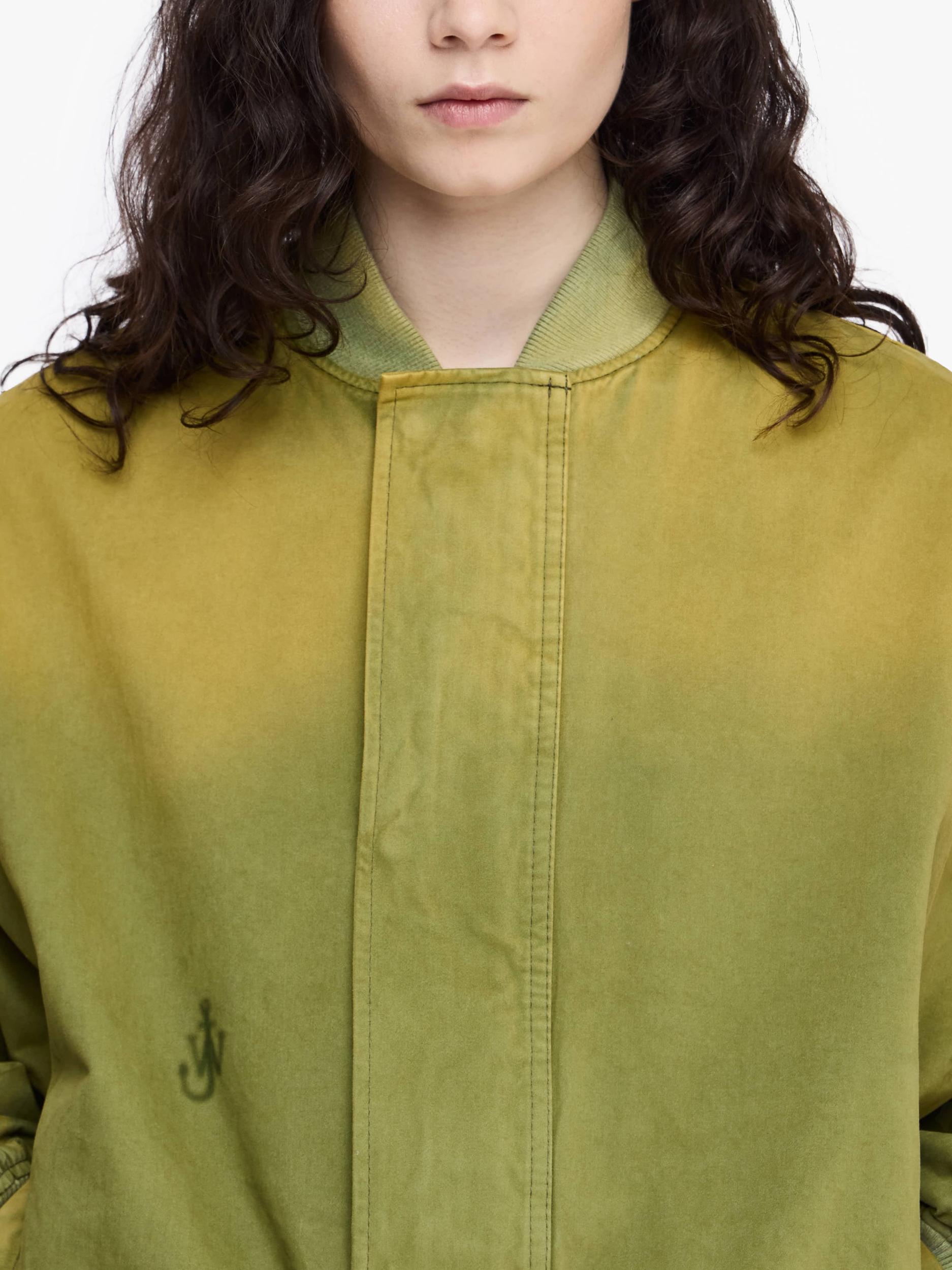 RELAXED COTTON BOMBER JACKET Product Image