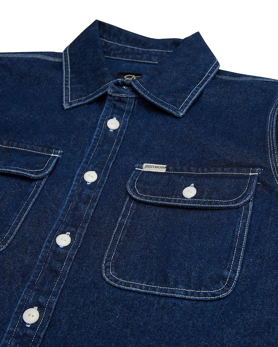 Vacay  Denim Shirt - Blue Indigo Product Image