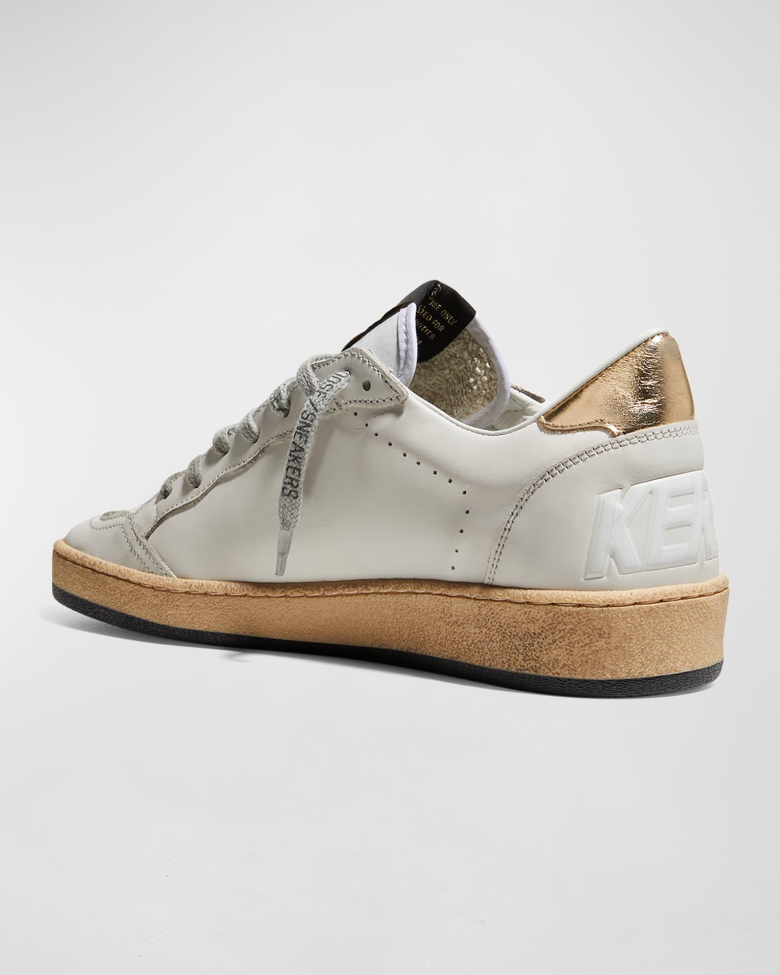 Ballstar Mixed Leather Low-Top Sneakers Product Image