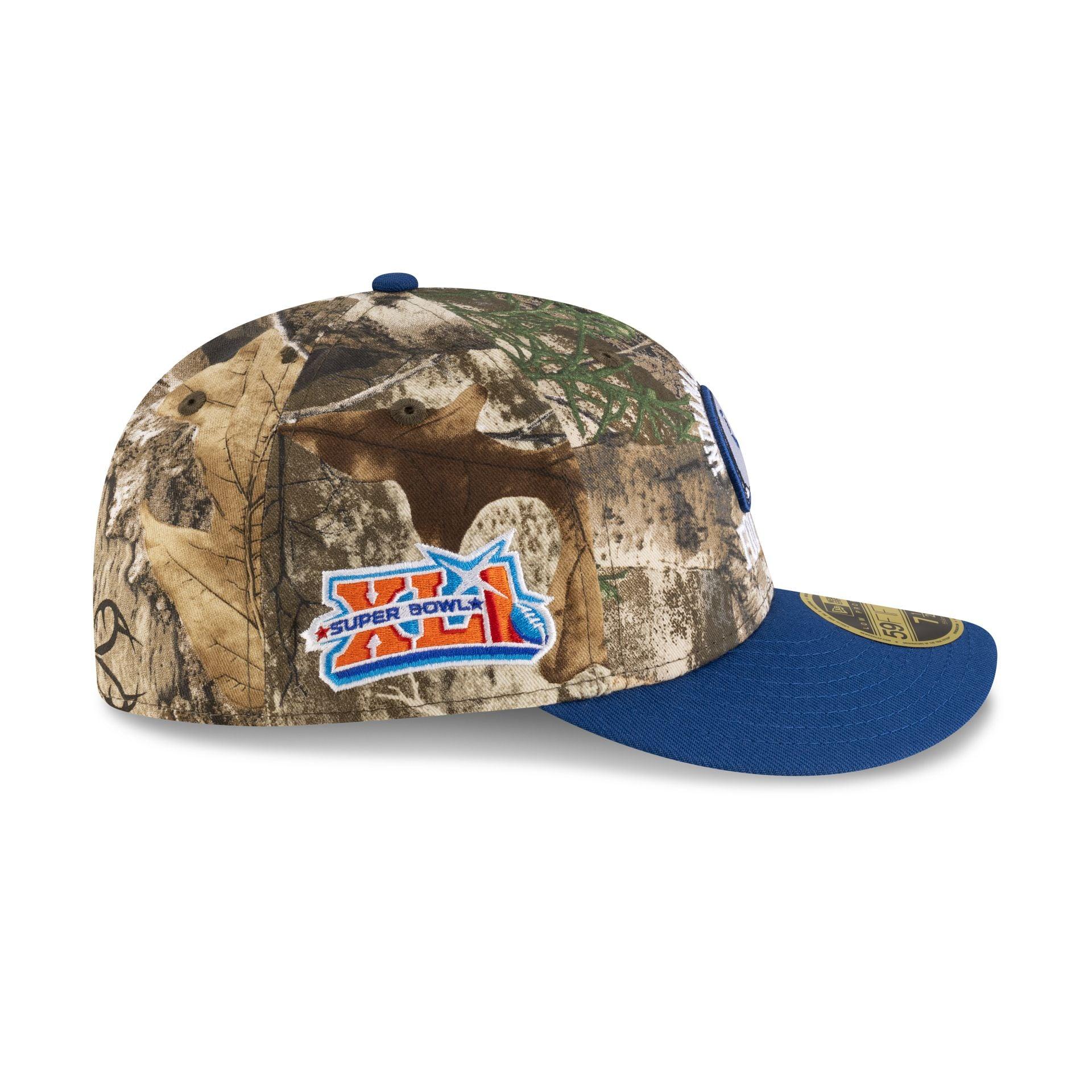 Just Caps Realtree Indianapolis Colts Low Profile 59FIFTY Fitted Hat Male Product Image