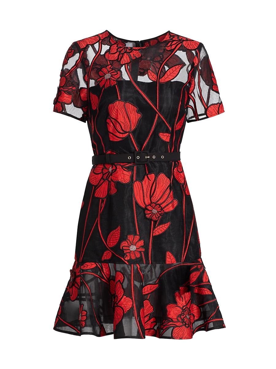 Womens Rosie Grand Fleur Embroidered Dress Product Image
