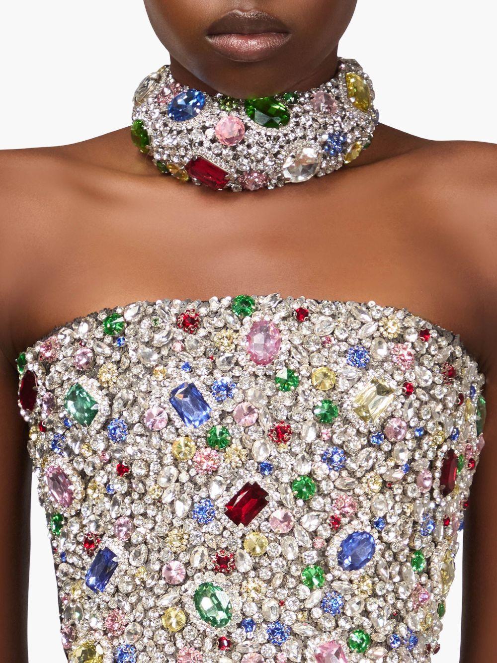 crystal-embellished necklace Product Image