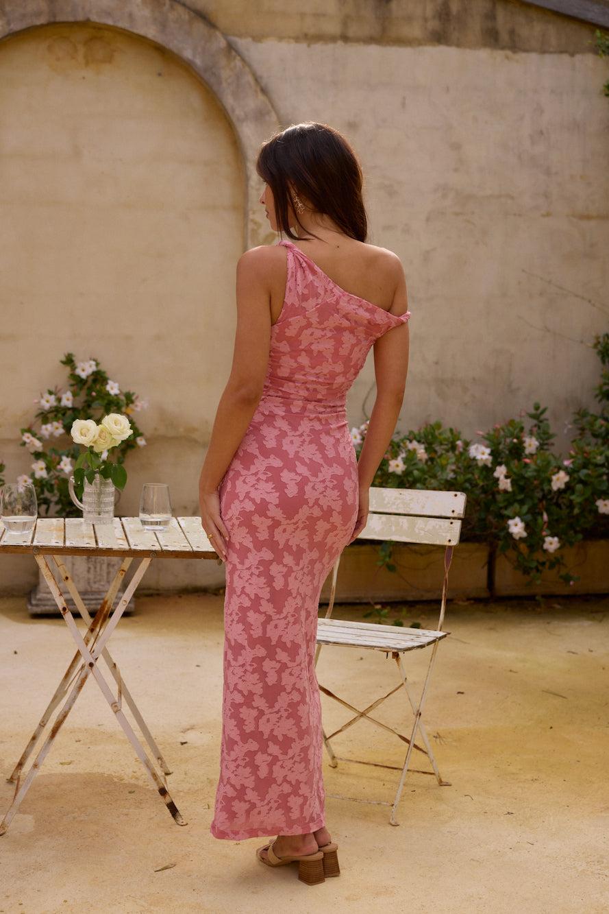 Breeze of Pink Maxi Dress Pink Product Image
