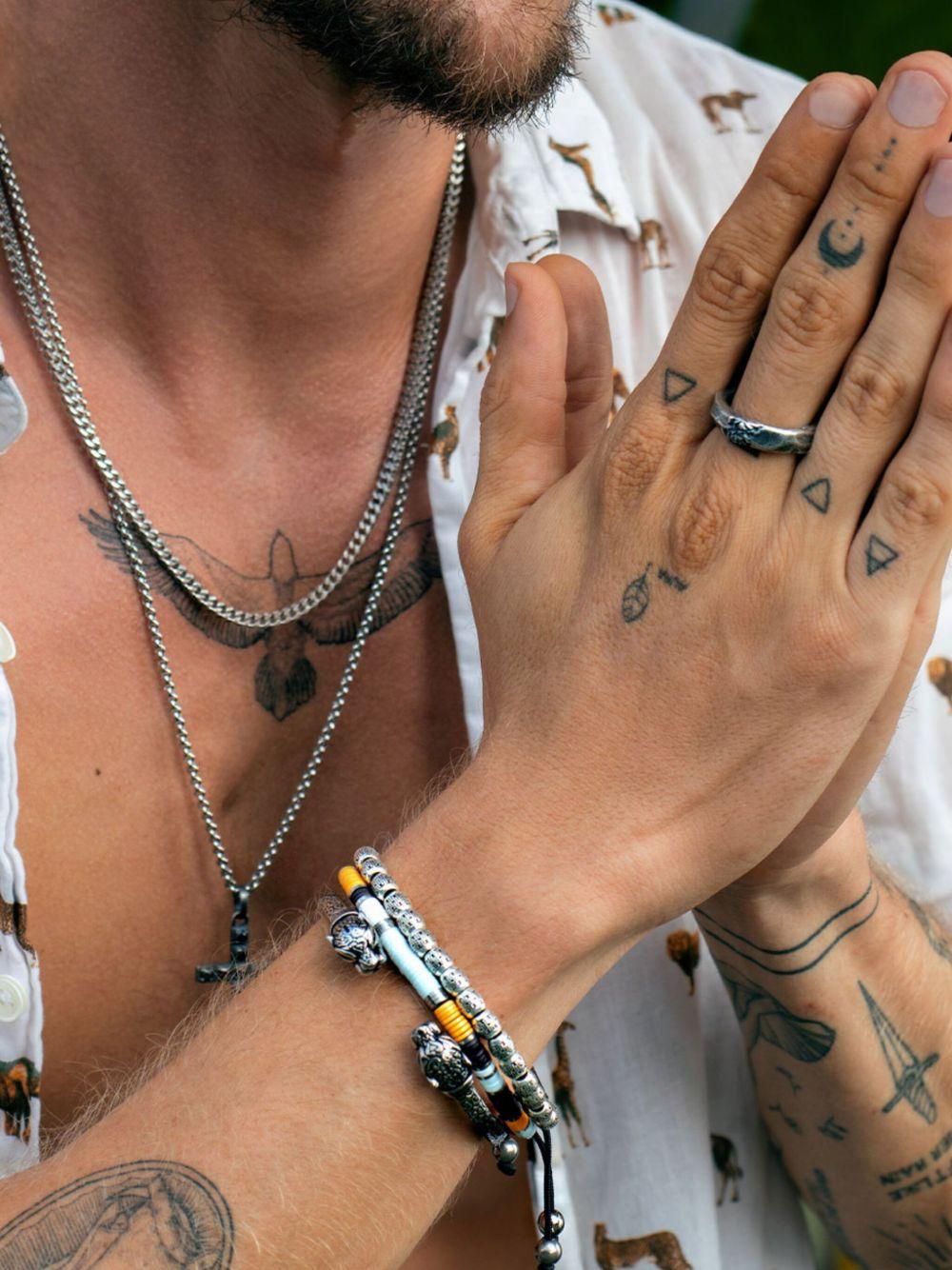 square chain necklace Product Image