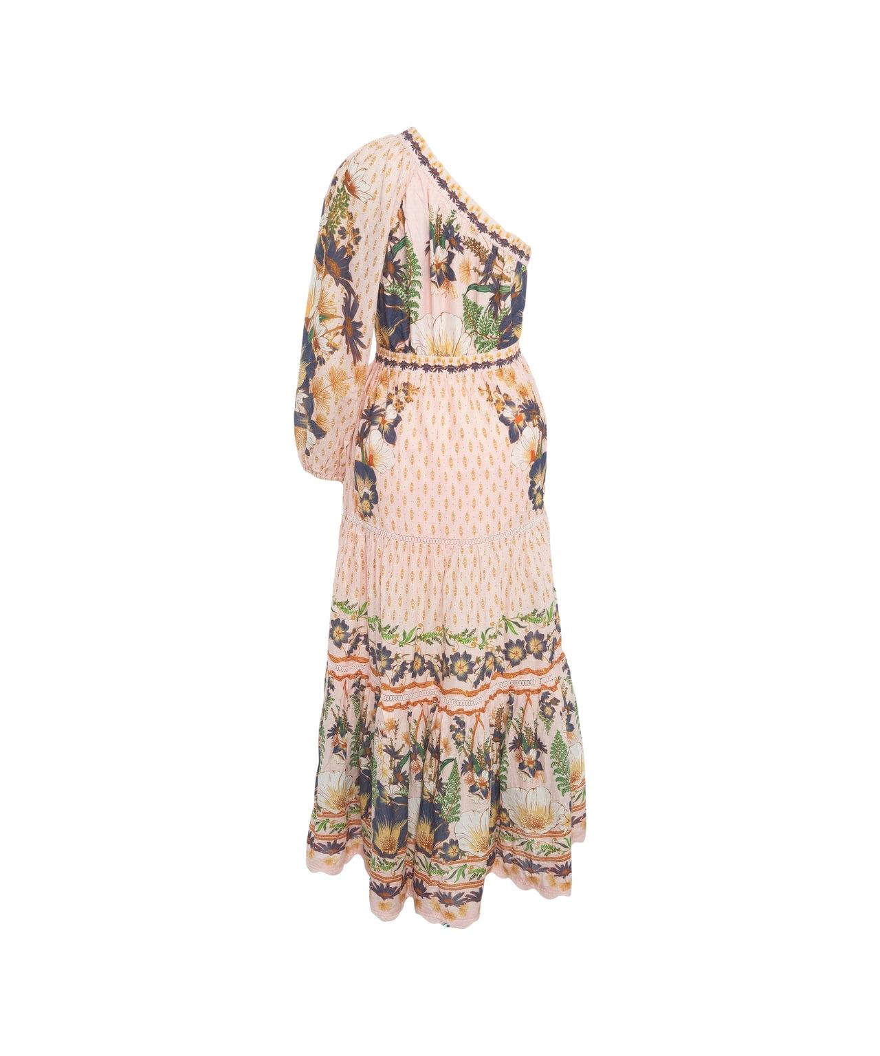 One-shoulder dress with print Product Image