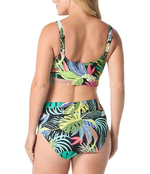Coco Reef Cosmic Jungle Serene V-Waist Crossover Hipster Swim Bottom Product Image