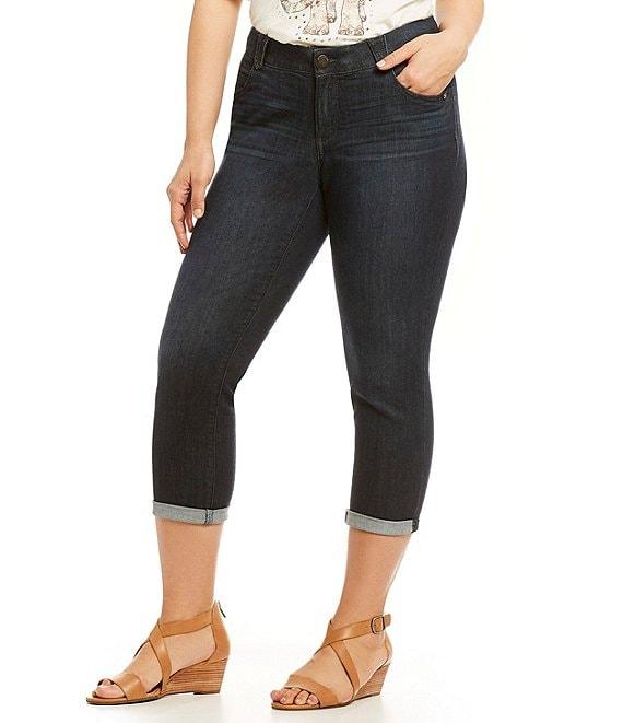 Democracy Plus Size #double;Ab#double;solution® Crop Jeans Product Image