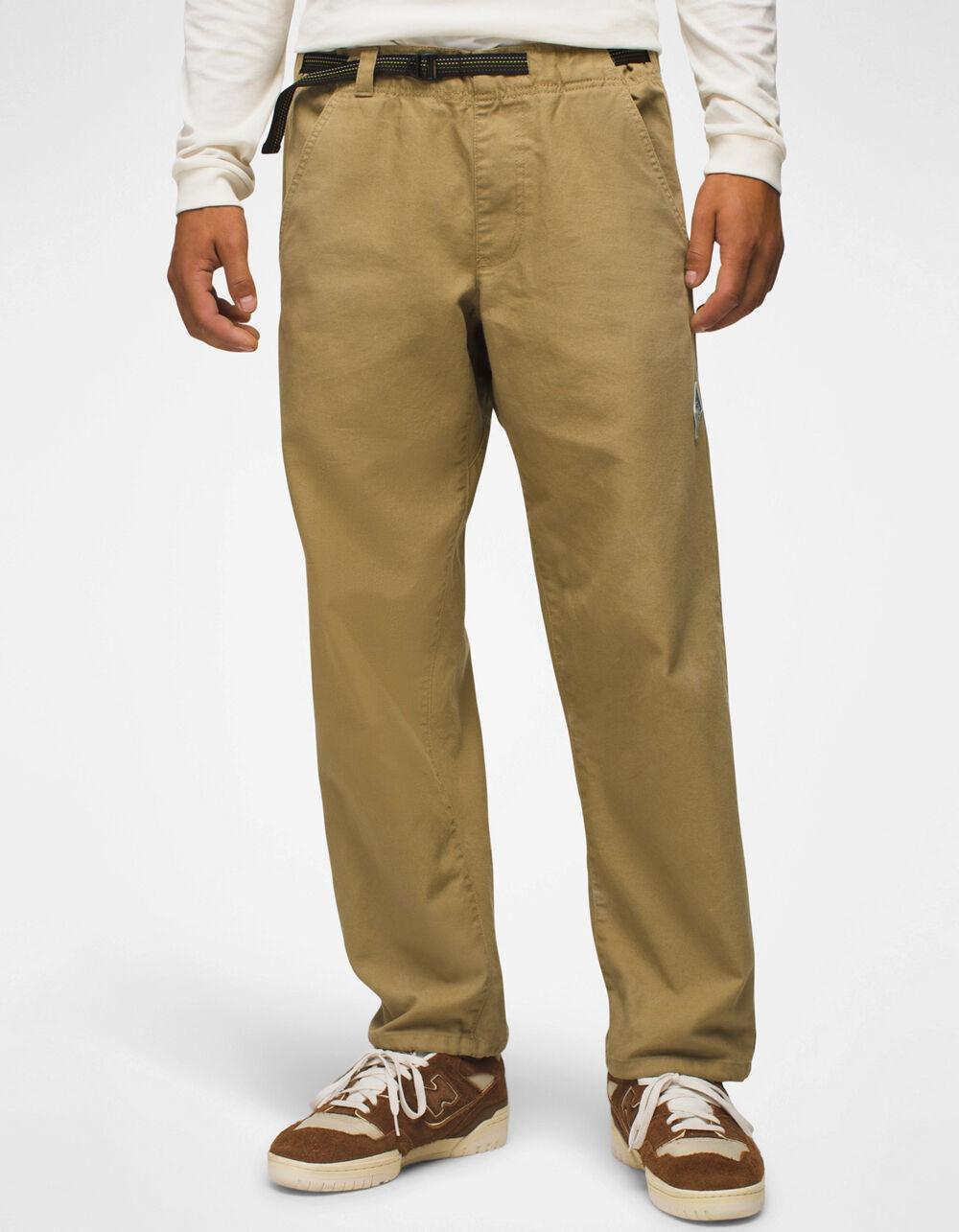 PRANA Voyaged Mens Relaxed Straight Pants - TAN Product Image