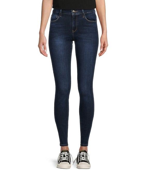 Guess Curve Mid Rise Skinny Jeans Product Image