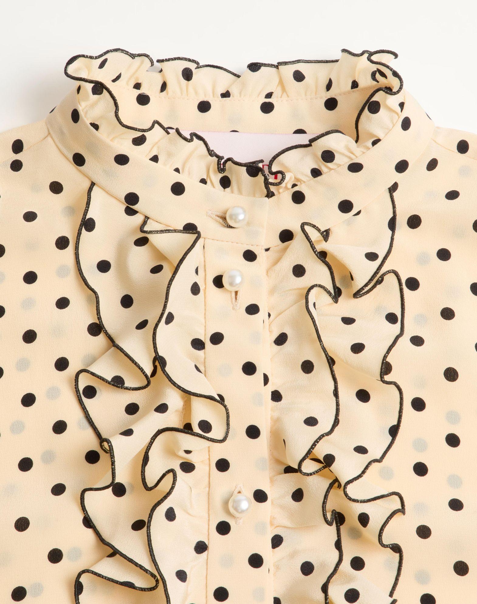 Crepe De Chine Shirt With Plusdepois Print Product Image