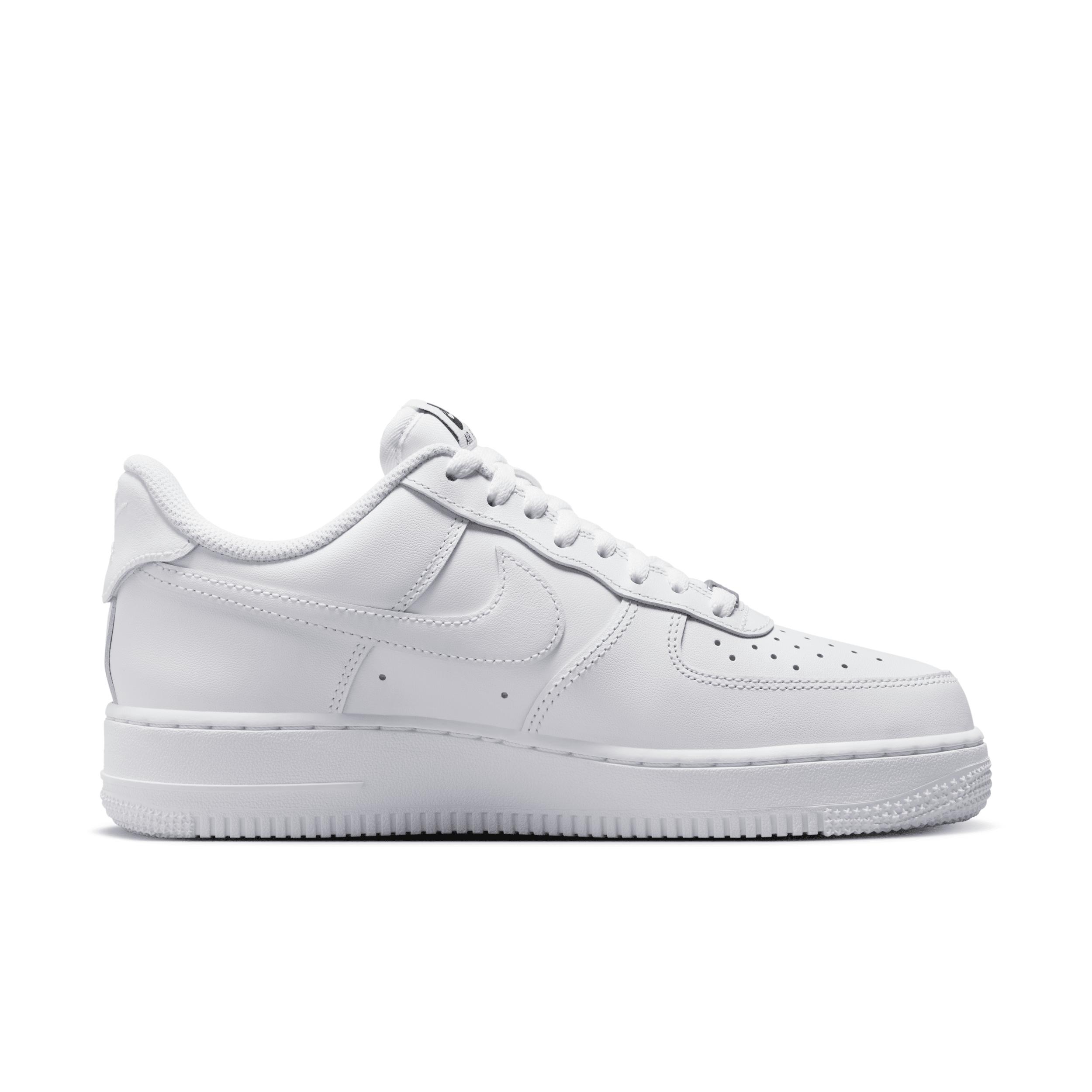 Nike Womens Nike Air Force 1 07 Flyease - Womens Shoes White/White/White Product Image