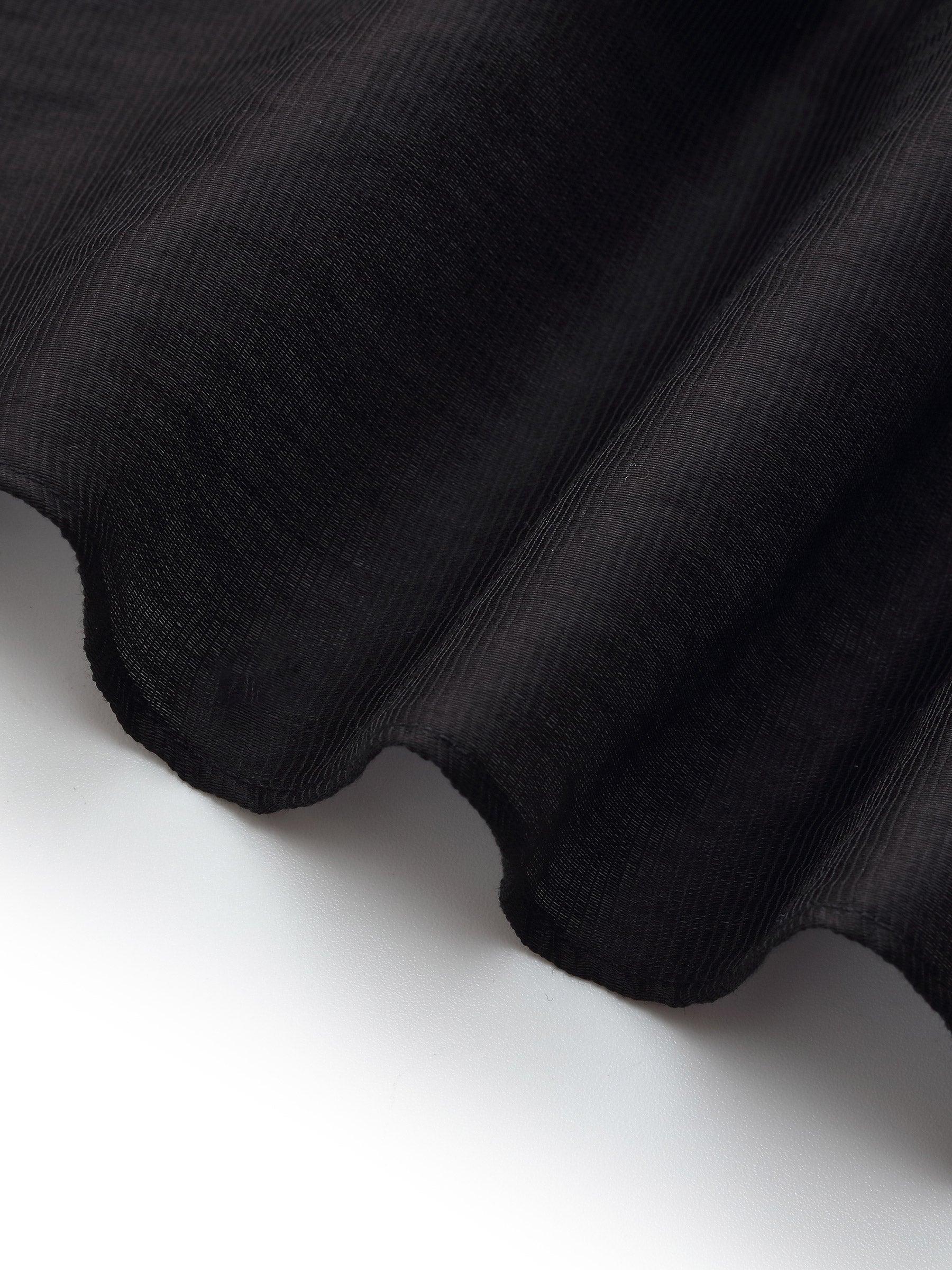 Tencel Blend Elastic Waist Women Culottes Product Image