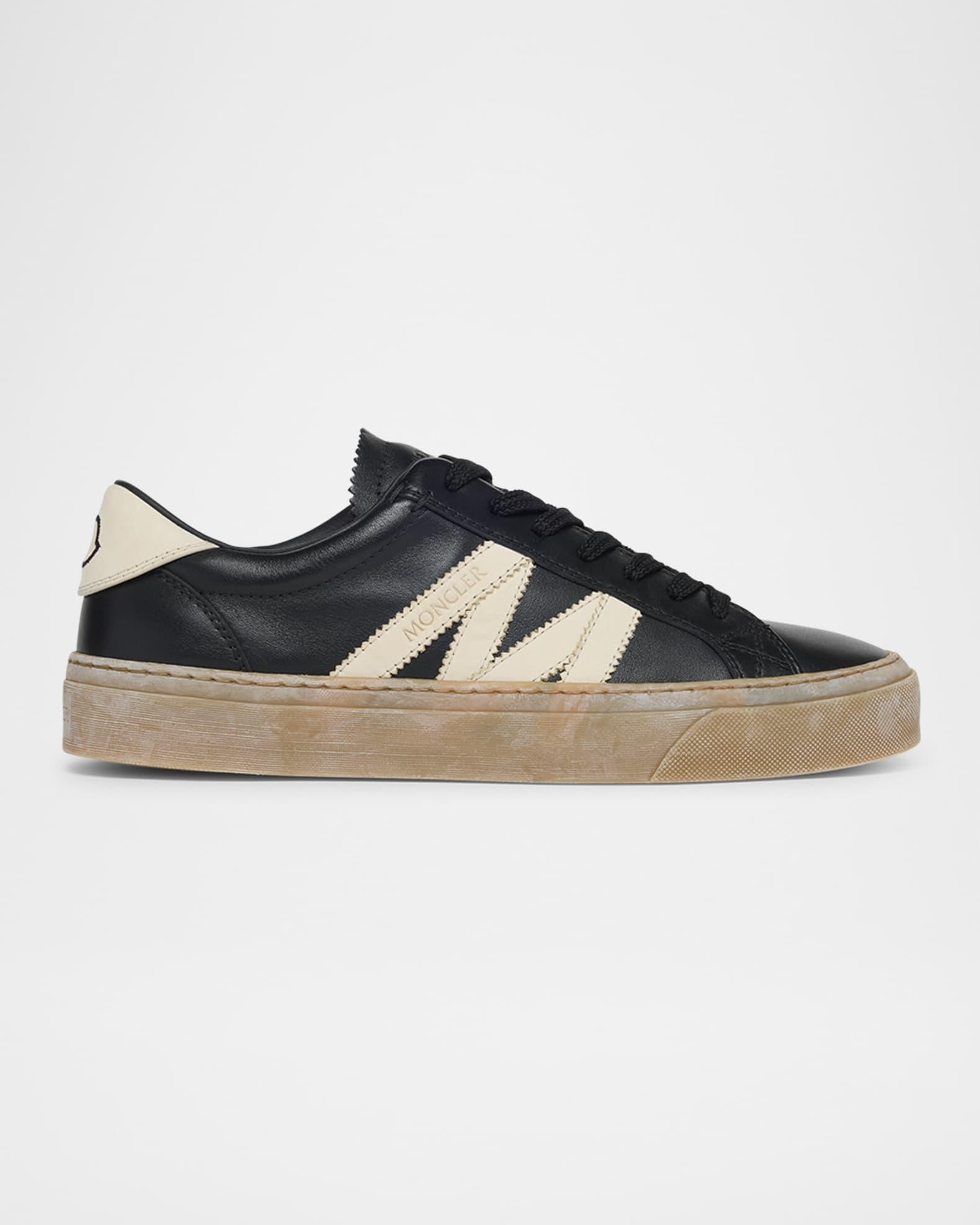 Men's Monaco2 Leather and Nubuck Low-Top Sneakers Product Image