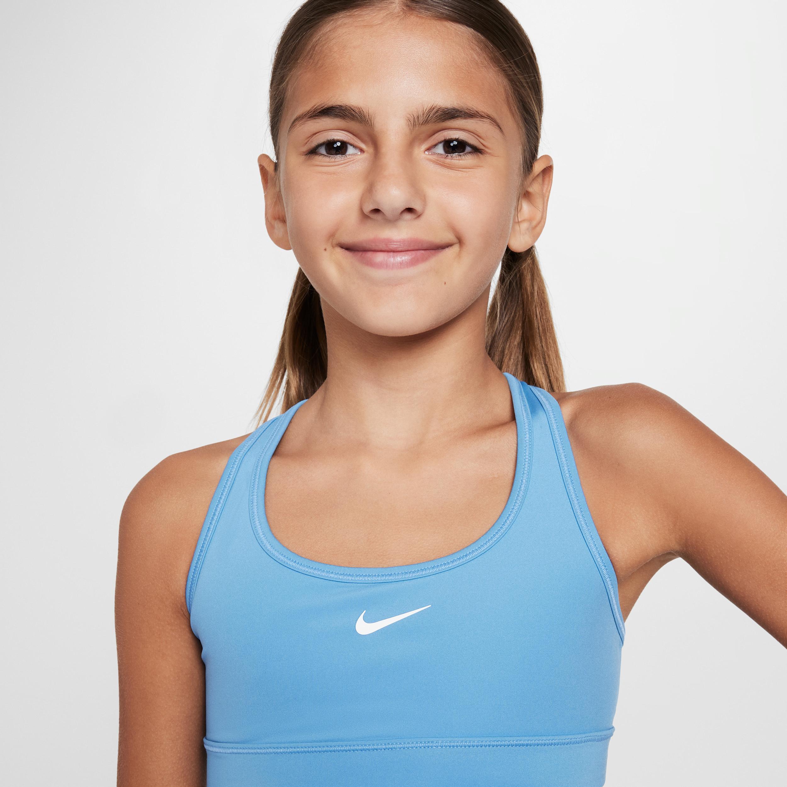 Nike Kids' Dri-FIT Racerback Sports Bra Product Image
