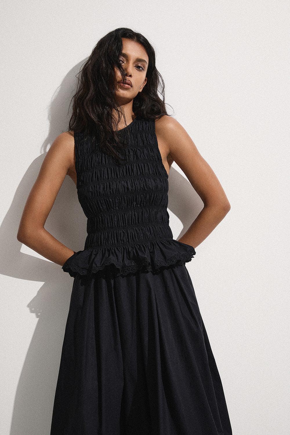 Thea Top Black - Final Sale Product Image