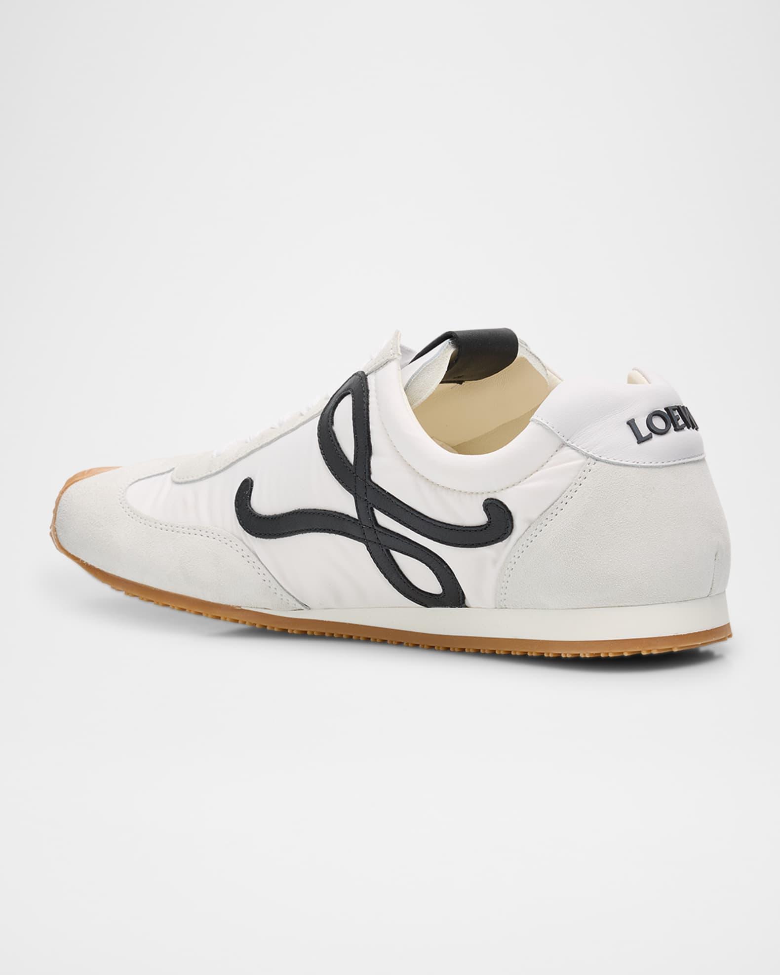 Men's Ballet Runner 2.0 Nylon and Calfskin Low-Top Sneakers Product Image