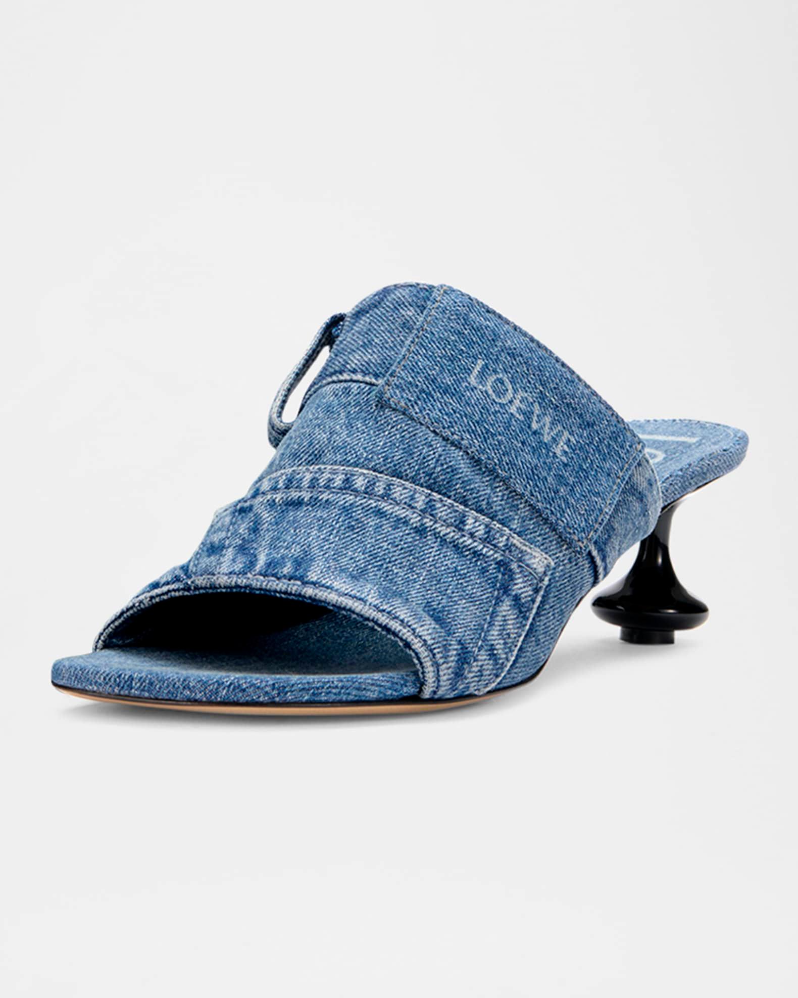 Toy Panta Denim Slide Sandals Product Image