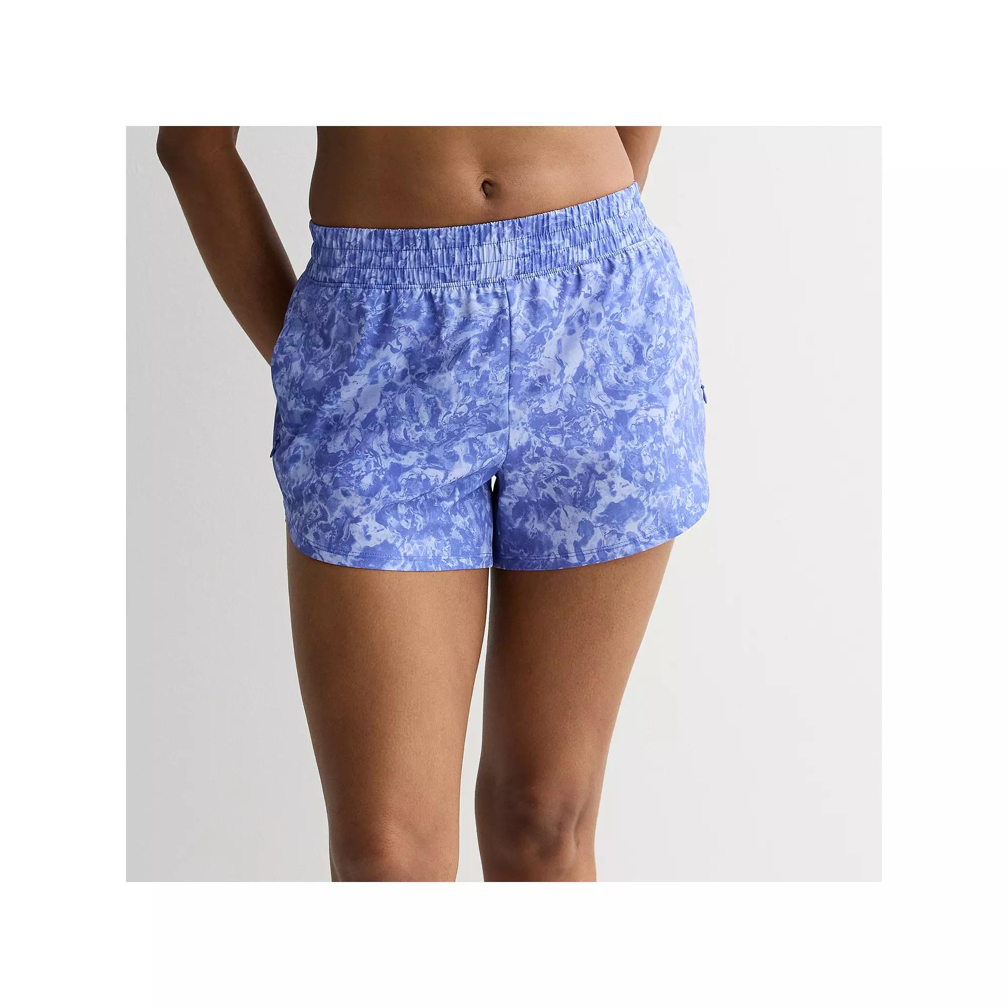 Women's Tek Gear Woven Run Shorts, Size: XXL, Medium Blue Paint Product Image