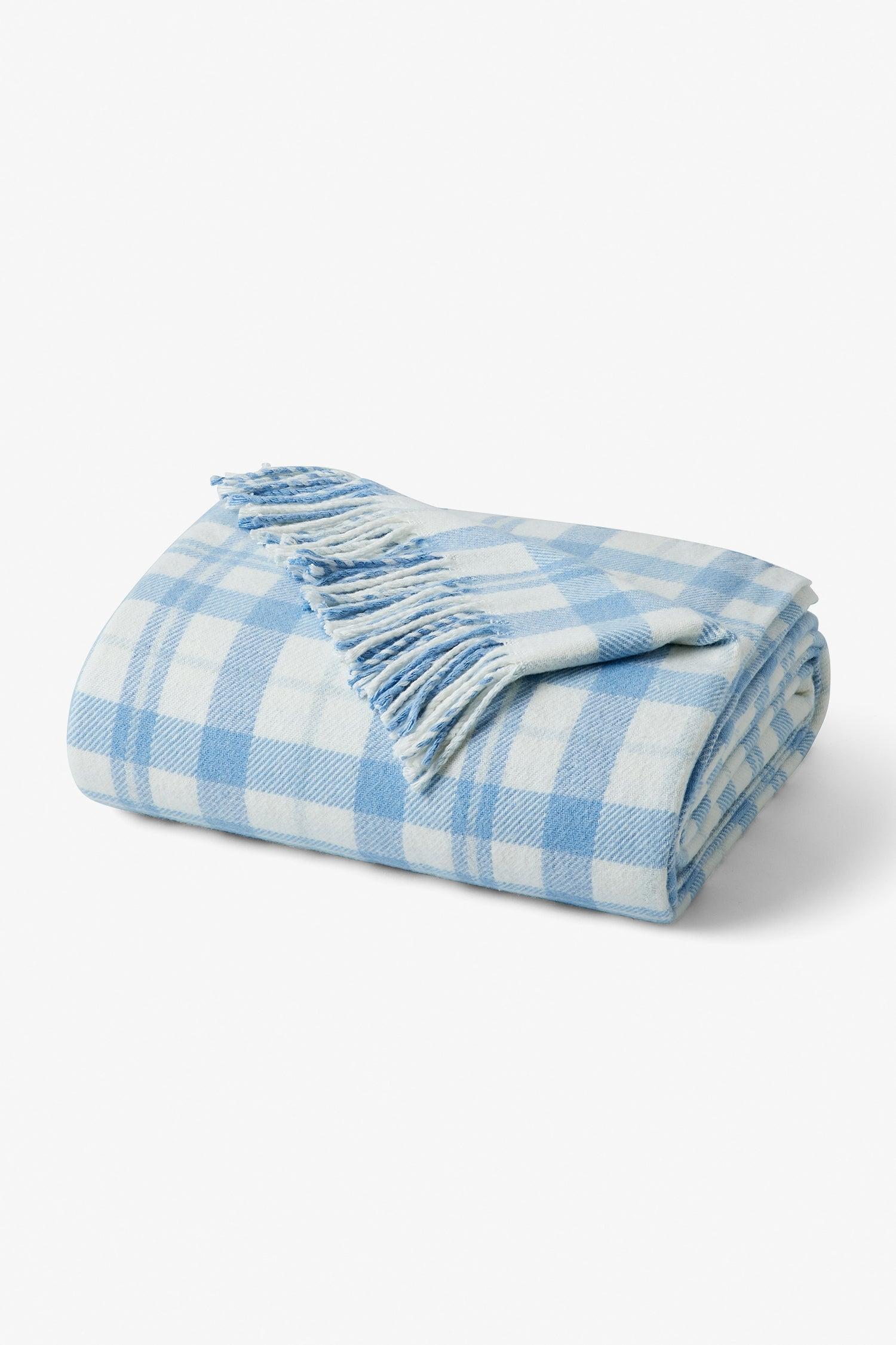 Queen Plaid Throw Blanket - SUGAR PLAID Product Image