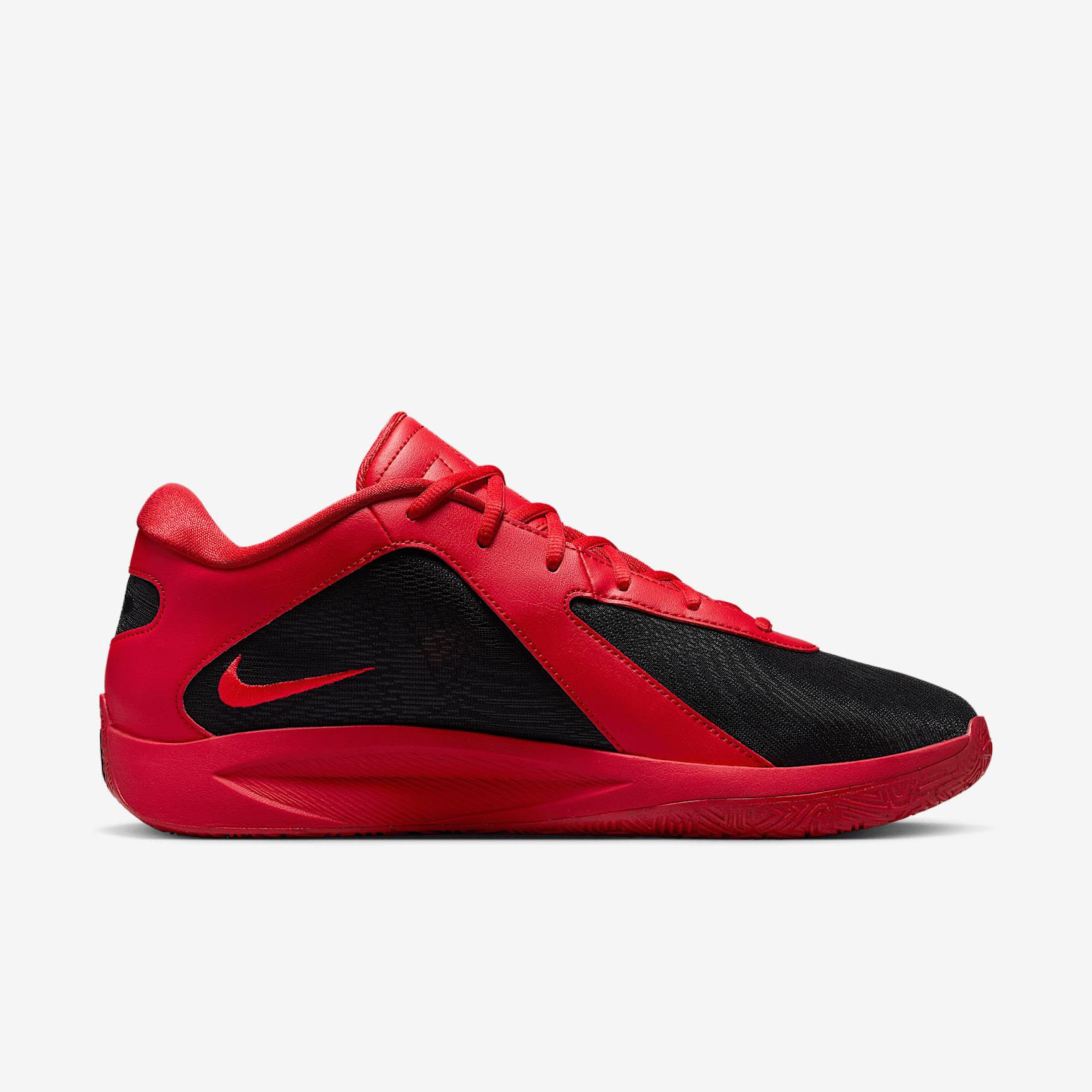 Nike Mens Giannis Antetokounmpo Nike Giannis Freak 6 Enforcer - Mens Basketball Shoes Black/University Red/Black Product Image