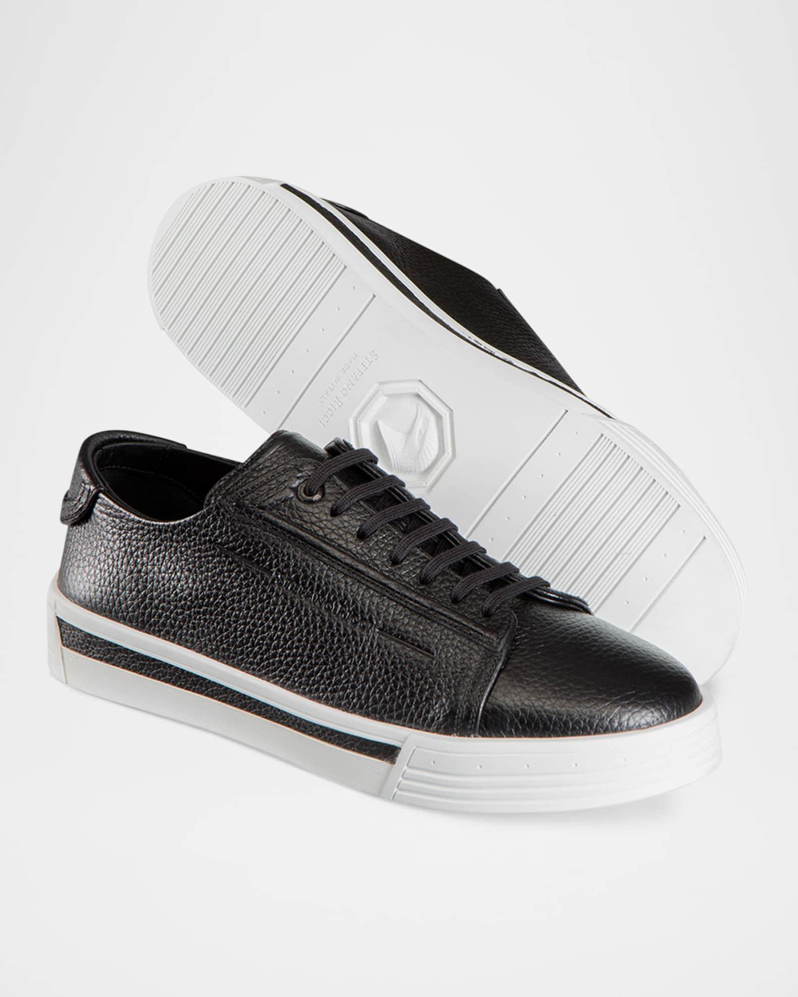 Men's Calfskin Leather Sneakers Product Image