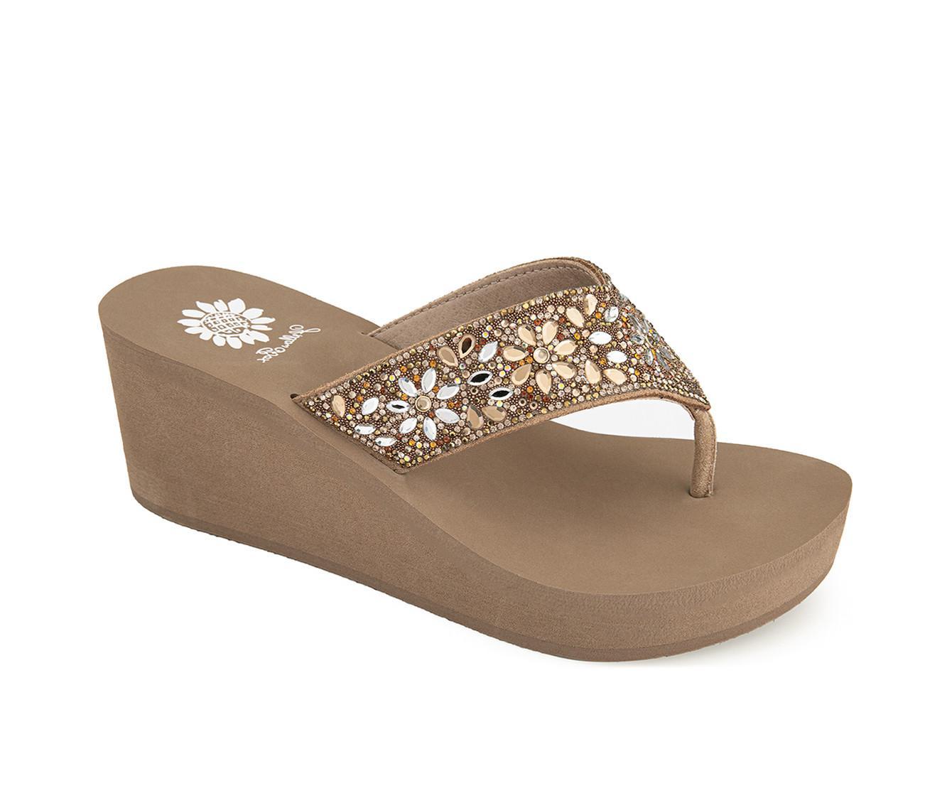 Women's Yellow Box Enola Flip-Flops Product Image