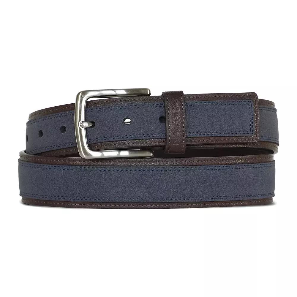 Men's Nautica Casual Overlay Leather Belt,  Product Image