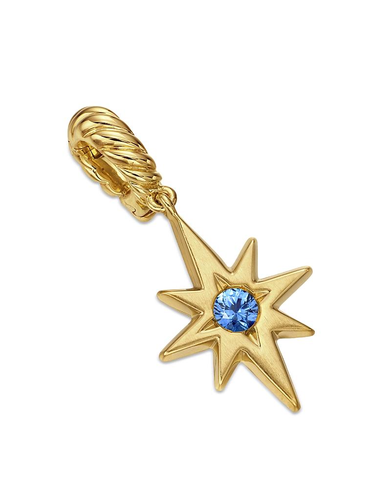 David Yurman Cable Collectibles North Star Birthstone Charm in 18K Yellow Gold Product Image