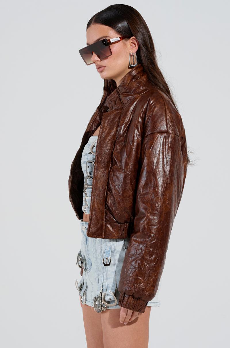 EYES OF THE NIGHT PUFFER JACKET Product Image