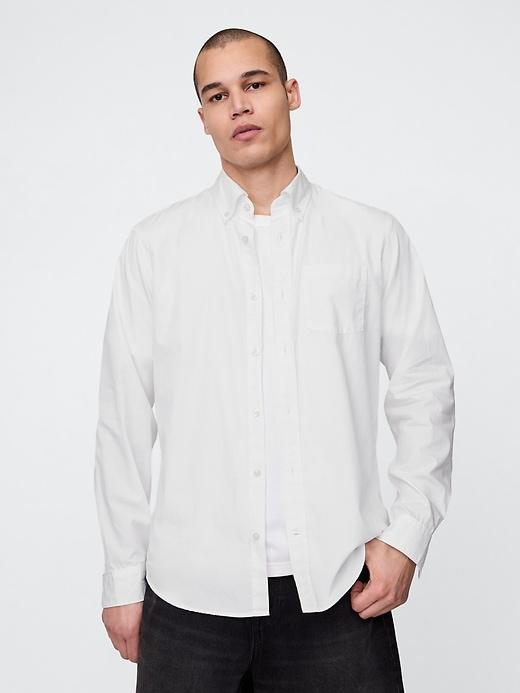 Organic Cotton Poplin Classic Shirt Product Image