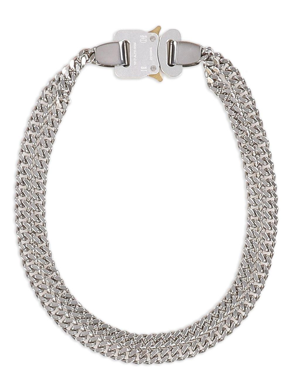 double-chain clasp necklace Product Image