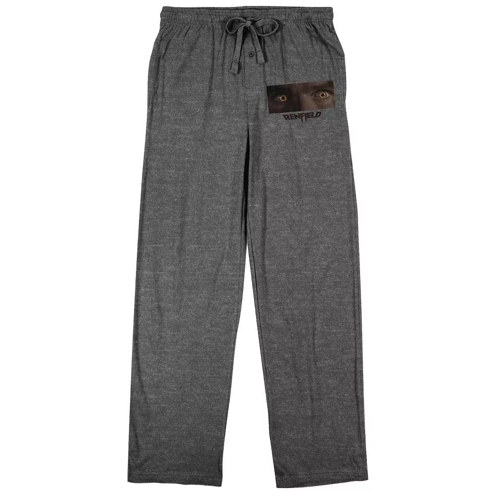 Men's Renfield Yellow Eyes Sleep Pants, Size: Medium, White Product Image