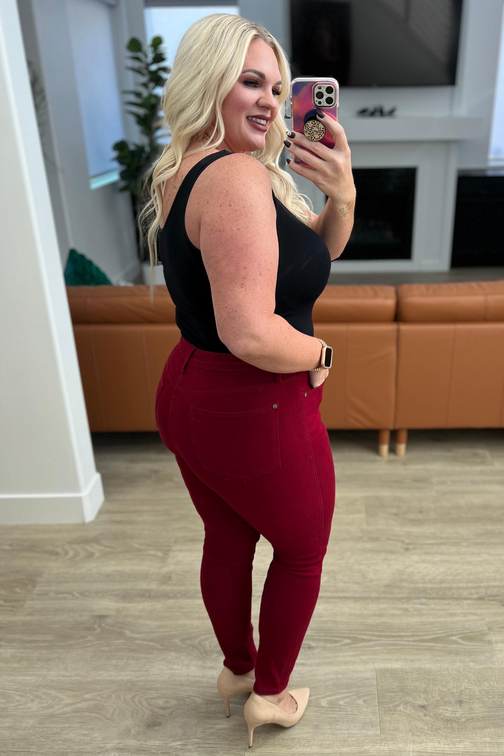 Callie High Rise Adjustable Button Cutoff Shorts (Online Exclusive) Product Image