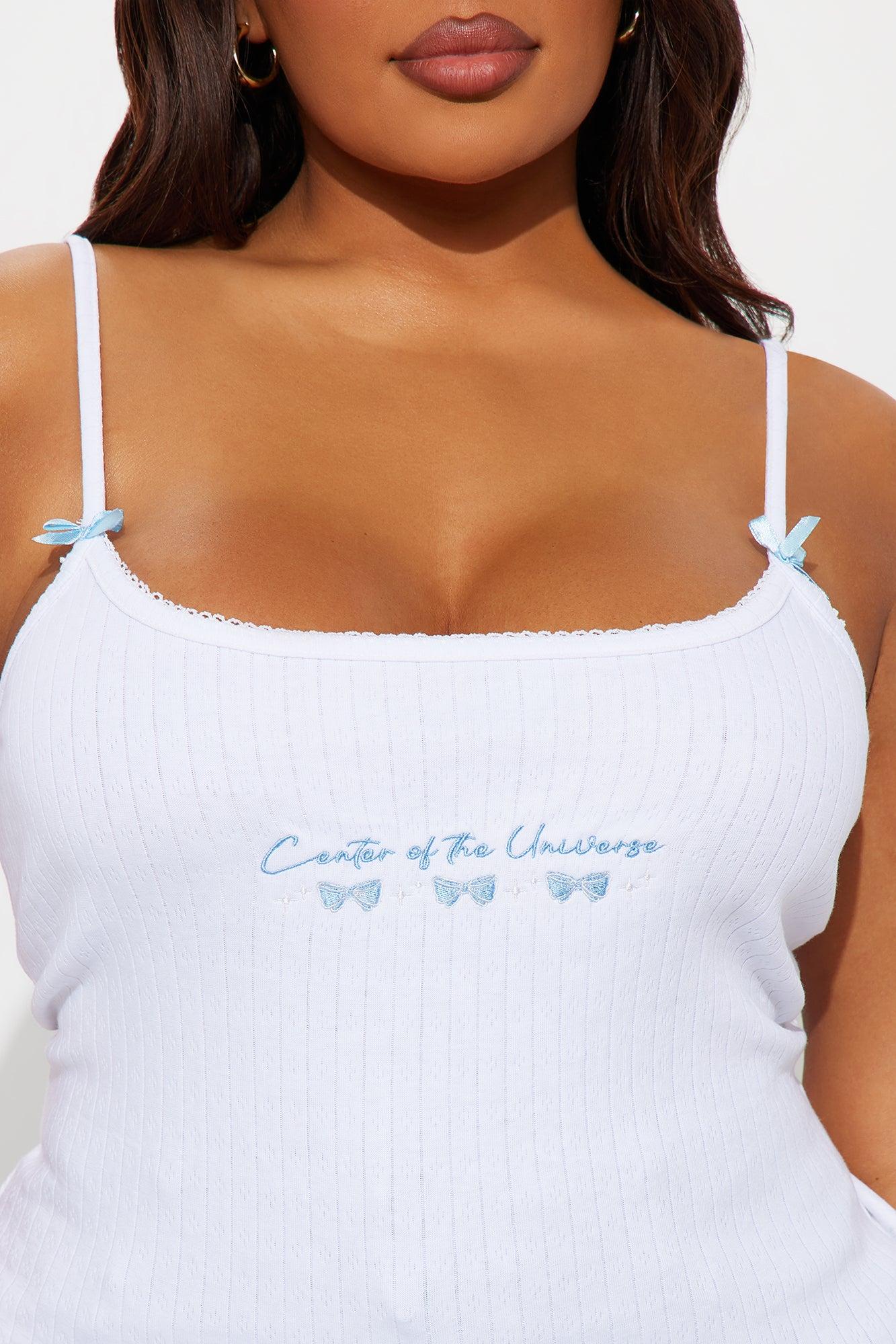 Center Of The Universe Bow Cami Top - Ivory Product Image